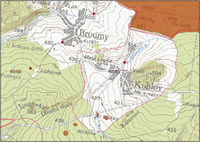 Mapa 1 Zobrazení žab rodu Bombina v podrobném měřítku