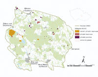 Mapa CHKO Žďárské vrchy