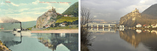 Stżekov na dobovā fotografii z roku 1910 a souüasnž stav Archiv a foto Zdenōk Patzelt  _DSC0096