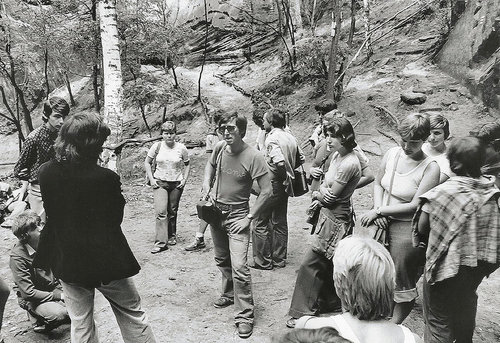 exkurze do CHKO ¨eskž r†j Brontosaurus 1975 fotoarchiv VP