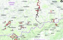 Mapa pražských přírodních parků.