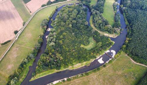 New Dyje/Thaya River arm.