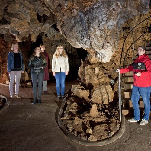 View of Zbrašov Aragonite Caves