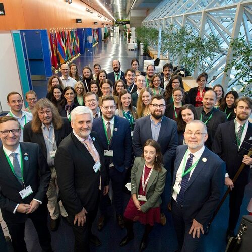 Group of people at EU Council