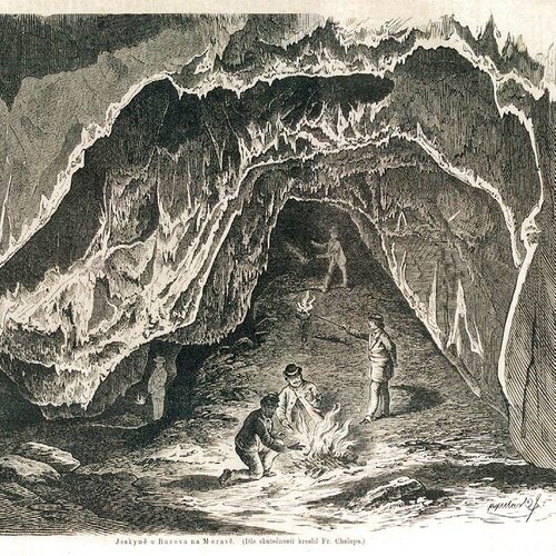 Illustration of Javoříčo caves