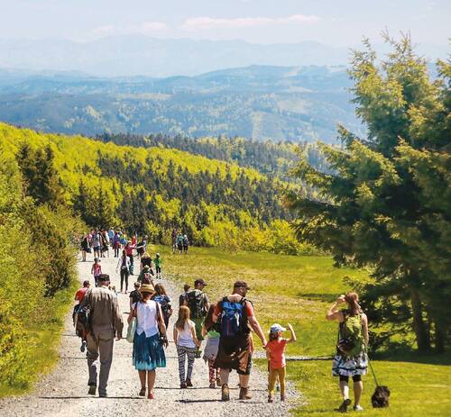 Photo: The Radhošť ridge is a popular tourist destination.