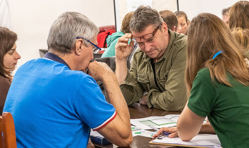 Foto z participativního semináře v CHKO Slavkovský les.