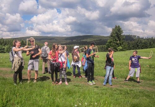 Obr. 9 V návštěvnických i informačních střediscích k hlavní činnosti patří výukové programy speciálně připravované nejen pro školy.