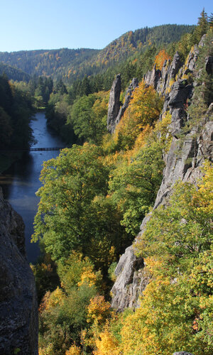 Granite rocks in Svatošské skály/Svatoš Rocks National Nature Monument. © Přemysl Tájek