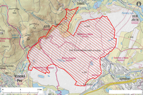  The proposed Czechoslovak Army Large-scale Open-pit Mine/CSA Quarry National Nature Monument.