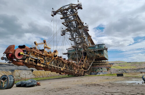 The largest machine in the country - the RK5000 excavator.