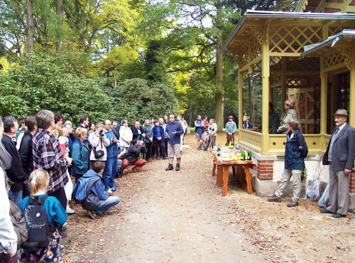 Informační středisko v historickém altánu v arboretu Bukovina. Foto Lukáš Bílek 