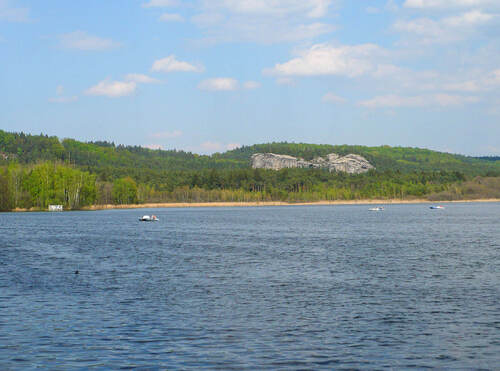 Komárovský rybník (38 ha) u Branžeže. Foto Vojtěch Šťastný