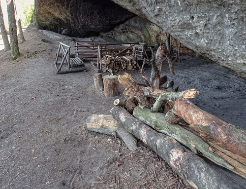 Obr.4: Kemp Mrtvé dítě na pozemku AOPK ČR v PR Kostelecké bory byl zrušen v roce 2023. Foto Ladislav Pořízek