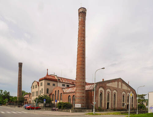 Obr. 2: Národní kulturní památka Stará kanalizační čistírna v Praze-Bubenči. Foto Tomáš Just