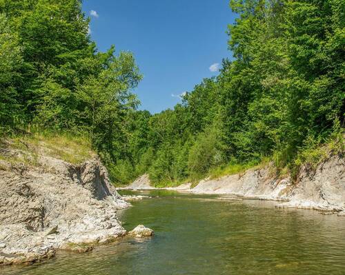 Obr. 4: Zahloubená Morávka v PP Profil Morávky.