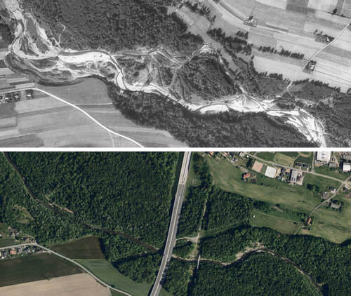 Obr. 2: Spoutaná štěrkonosná Morávka.