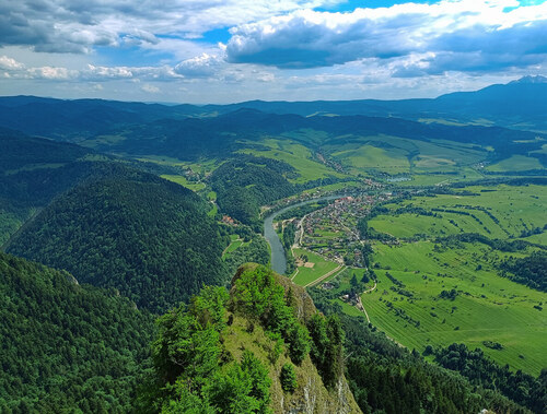 Pieninský národný park z Troch Korún. Foto Peter Urban