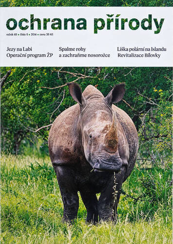 Titulní strana Ochrany přírody z r. 2014. Titulní strana Ochrany přírody z r. 2014.