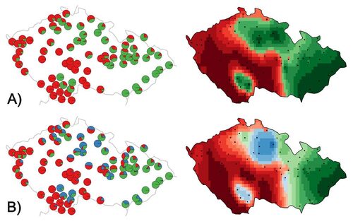 Mapy genetické variability