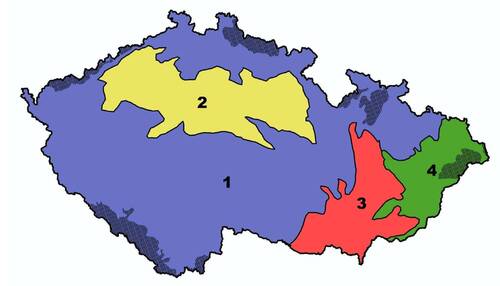 Mapa ČR